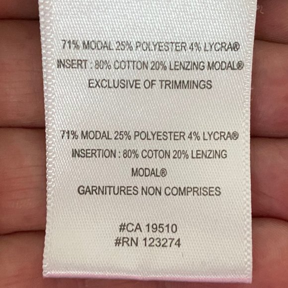 (10) Lolё Eco-Friendly Preppy Wicking Hi Low Mix Media Modal Cotton Tuni… - Picture 7 of 7